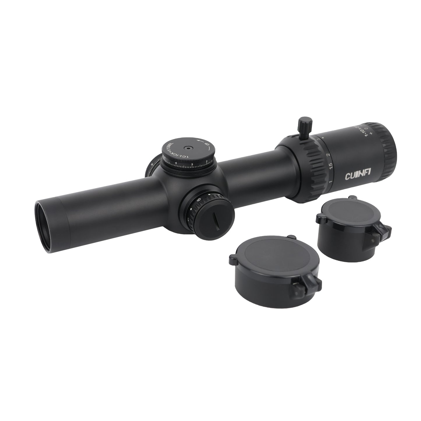 CUINFI 1-10×28 Rifle Scope – Illuminated LPVO Optic with 6 Brightness Levels, Multi-Coated Lens, IP67 Waterproof, 1500G Shockproof, Fast Focus Eyepiece, 1-10X Zoom for Tactical and Hunting Rifles