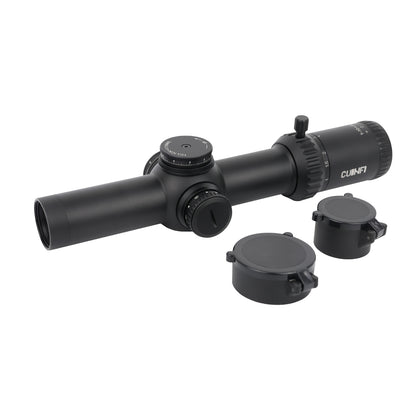 CUINFI 1-10×28 Rifle Scope – Illuminated LPVO Optic with 6 Brightness Levels, Multi-Coated Lens, IP67 Waterproof, 1500G Shockproof, Fast Focus Eyepiece, 1-10X Zoom for Tactical and Hunting Rifles