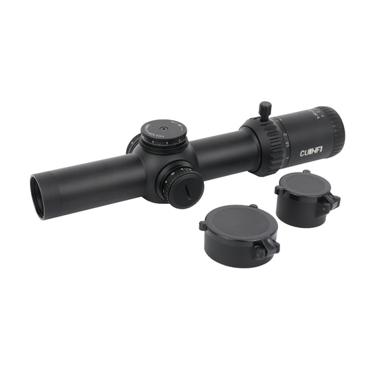 CUINFI 1-10×28 Rifle Scope – Illuminated LPVO Optic with 6 Brightness Levels, Multi-Coated Lens, IP67 Waterproof, 1500G Shockproof, Fast Focus Eyepiece, 1-10X Zoom for Tactical and Hunting Rifles