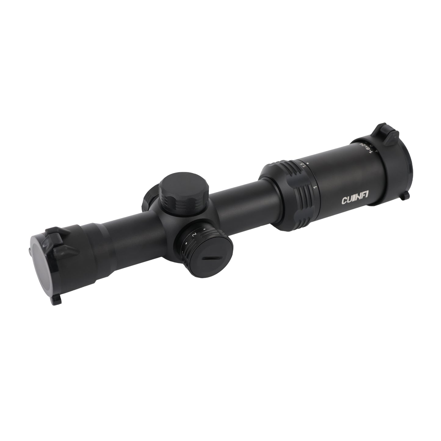 CUINFI 1-6×24 Rifle Scope – Illuminated Reticle with 6 Brightness Levels, Multi-Coated Lens, IP67 Waterproof, 1500G Shockproof, Fast-Focus Eyepiece, Compact Tactical Optic for Hunting and AR Rifles