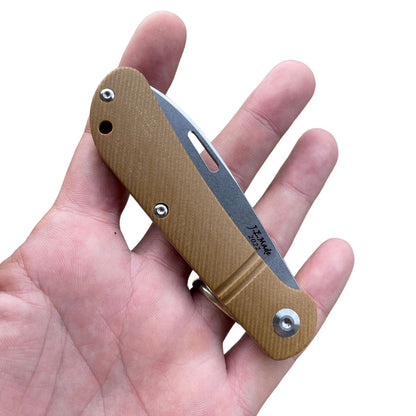 JEMade G10 Zulu's Slip Joint EDC Folding Pocket Knife