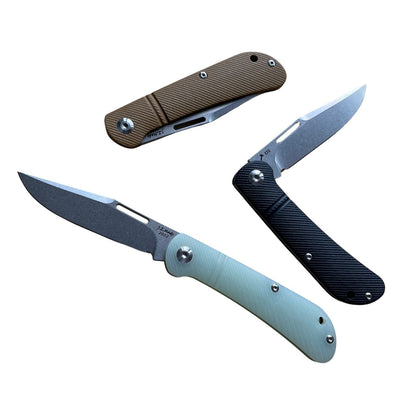 JEMade G10 Lanny's slip joint EDC pocket folding knife