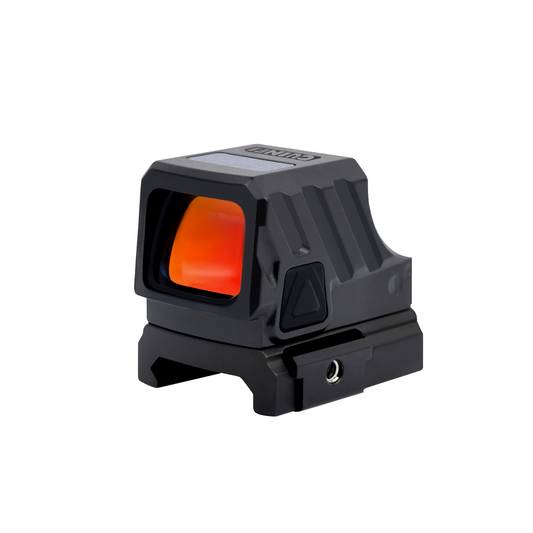 CUINFI 1×21 Red Dot Sight – Solar Powered Reflex Optic with 2 MOA Dot & 32 MOA Circle Reticle, IP67 Waterproof, Shockproof 1500G, Compact Red Multi-Reticle Sight for Rifle & Airsoft