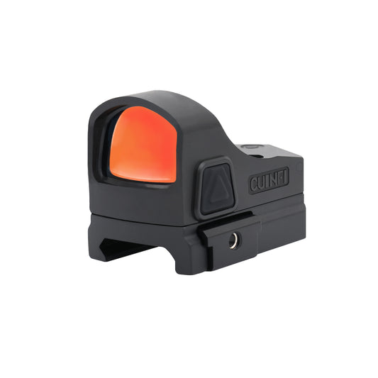 CUINFI 1×24 Red Dot Sight – Solar & Battery Powered Reflex Optic, Multi-Reticle (2 MOA Dot + 48 MOA Circle), IP67 Waterproof, 1500G Shockproof, Lightweight 60g Tactical Sight