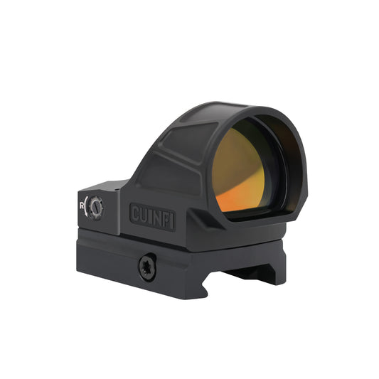 CUINFI 1x26 Red Dot Sight – Solar Powered Reflex Optic with Built-in Battery, IP67 Waterproof, Shockproof 1500G, Wide Field of View for Rifle & Airsoft