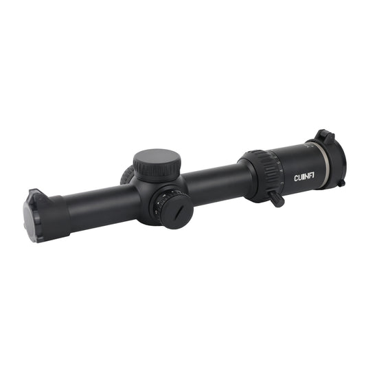 CUINFI 1-6x24 LPVO Rifle Scope – Illuminated Reticle, 30mm Tube, Tactical Optic for Hunting & Shooting, Waterproof, Fog-proof, Shockproof (273mm / 610g)