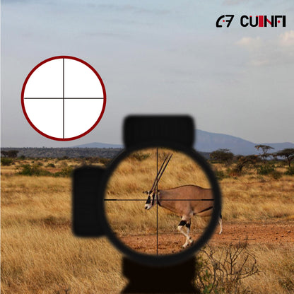 CUINFI 3-9×40 Rifle Scope – Multi-Coated Optics, IP67 Waterproof, 1500G Shockproof, High-Transparency Glass, Lightweight 417g Hunting Scope for Precision Shooting