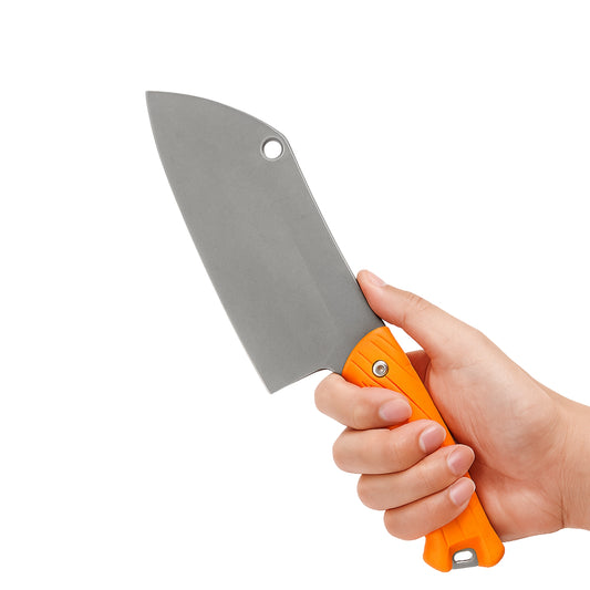 JEMade Premium Multi-task 12c27 Cleaver Fixed Blade G10 Handle with Kydex Sheath