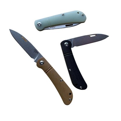 JEMade G10 Zulu's Slip Joint EDC Folding Pocket Knife