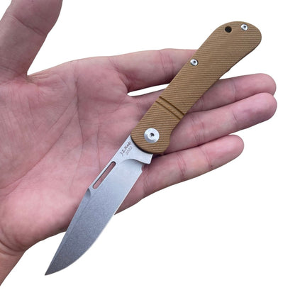 JEMade G10 Lanny's slip joint EDC pocket folding knife
