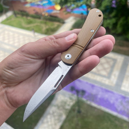 JEMade G10 Lanny's slip joint EDC pocket folding knife