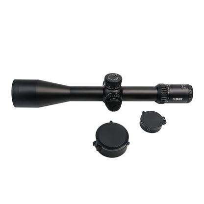 CUINFI 5-25×56 Rifle Scope – Illuminated Long Range Optic with 6-Level Red Brightness, Side Parallax Adjustment 25 yds–∞, Multi-Coated Lens, IP67 Waterproof, 1500G Shockproof, Fast-Focus Eyepiece