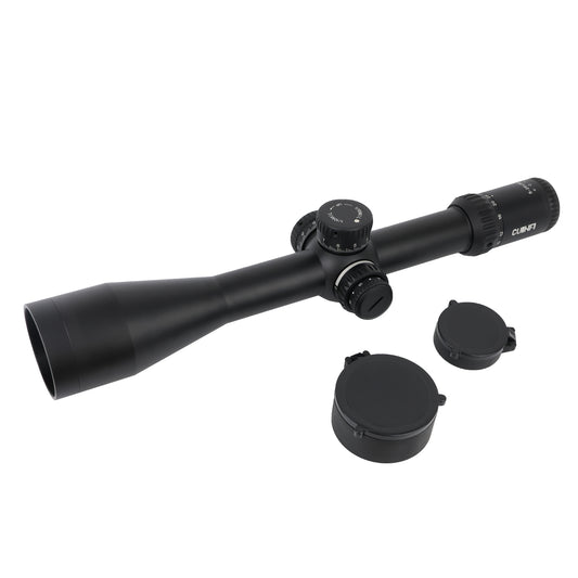 CUINFI 5-25×56 Rifle Scope – Illuminated Long Range Optic with 6-Level Red Brightness, Side Parallax Adjustment 25 yds–∞, Multi-Coated Lens, IP67 Waterproof, 1500G Shockproof, Fast-Focus Eyepiece