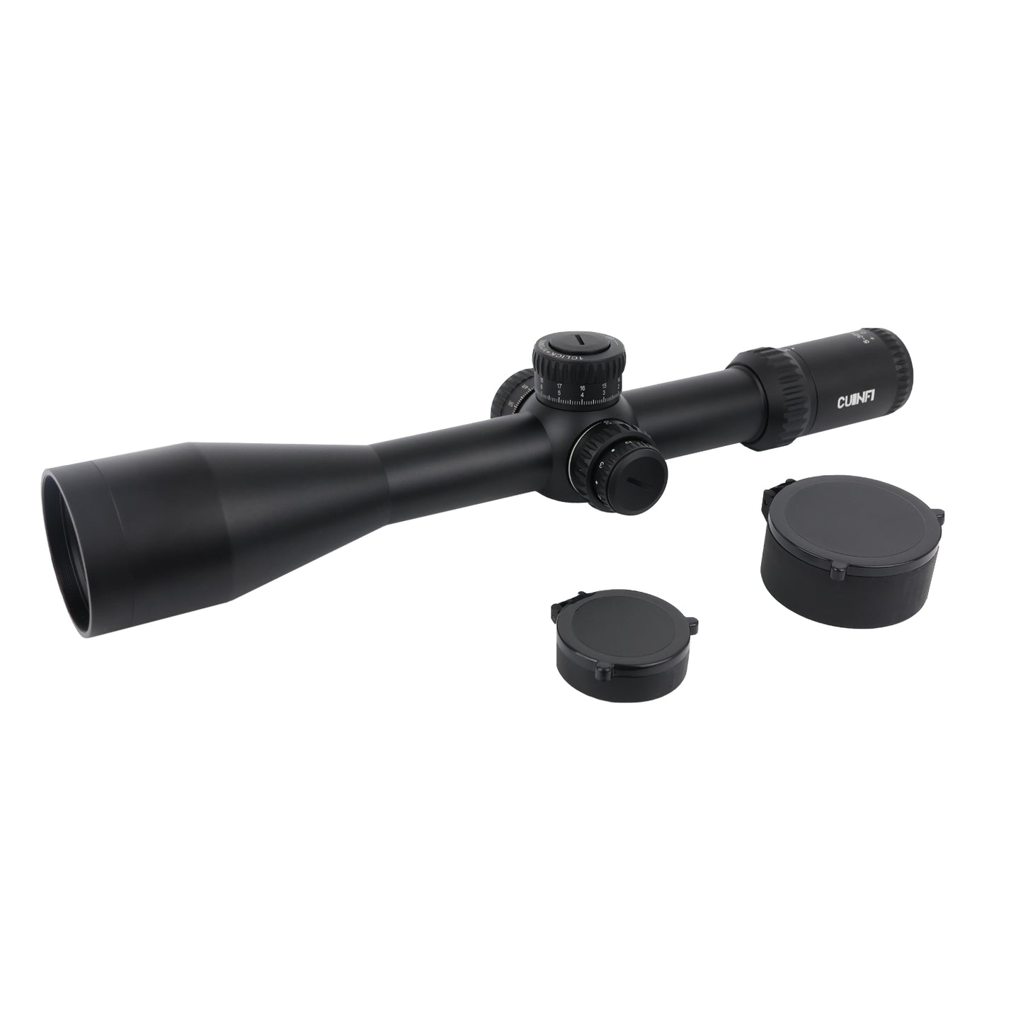 CUINFI 5-30×56 Rifle Scope – Long Range Illuminated Optic with 6-Level Red Brightness, Side Parallax Adjustment (30yds–∞), IP67 Waterproof, Multi-Coated Lens, 1500G Shockproof, Fast-Focus Eyepiece