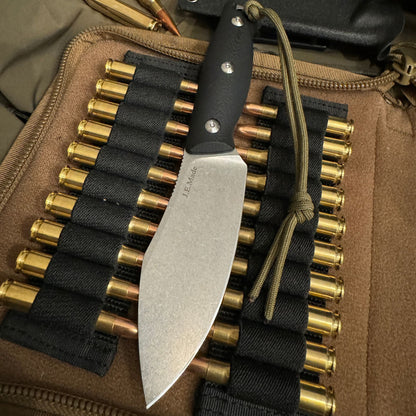 JE Made Antique-MUK Style Multi-task Outdoor Fixed Blade