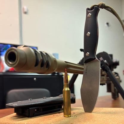 JE Made Antique-MUK Style Multi-task Outdoor Fixed Blade