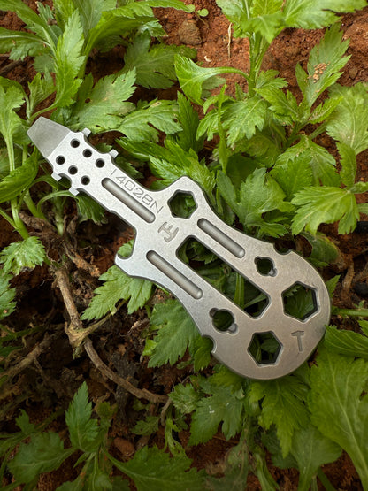 JEMade Titanium&14c28n Multi-functional Guitar EDC Prybar