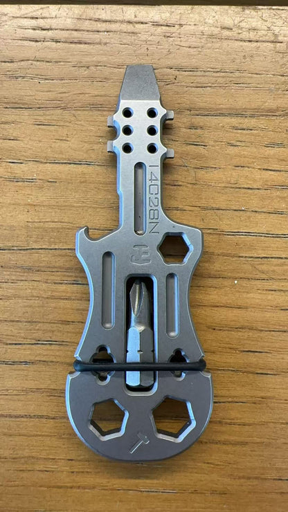 JEMade Titanium&14c28n Multi-functional Guitar EDC Prybar