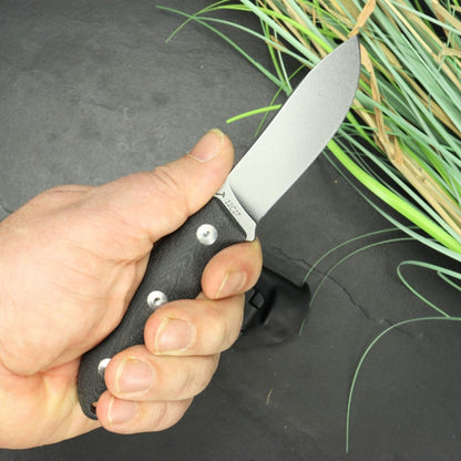 JEMade Semi Skinner fixed hunting knife with G10 handle and kydex sheath