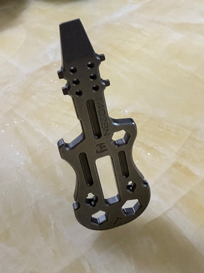 JEMade Titanium&14c28n Multi-functional Guitar EDC Prybar