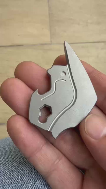 JEMade Titanium President EDC Pry-bar & Bottle-Opener